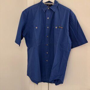 POLO SPORT SHORT SLEEVE WORK SHIRT SIZE MEDIUM 100% COTTON